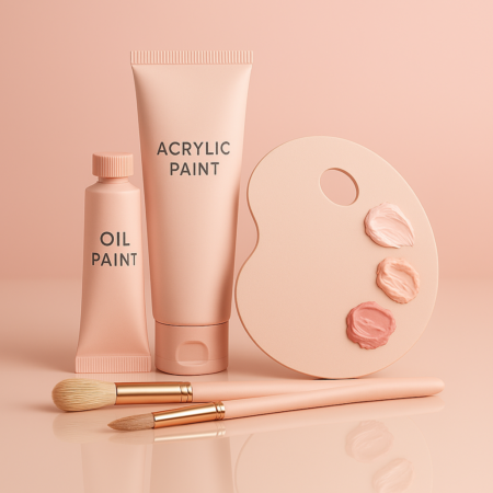 اکرولیک و رنگ روغن