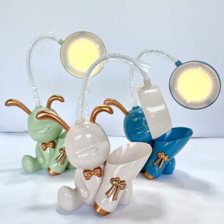 جا قلمی و چراغ مطالعه سگ