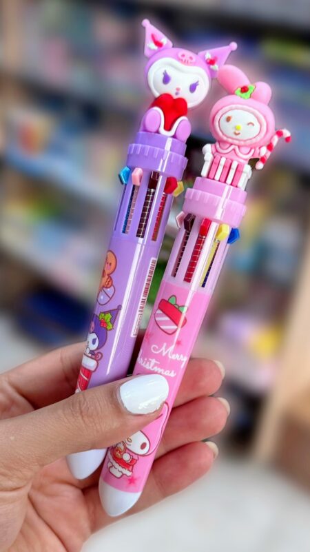 خودکار ده رنگ فانتزی دخترونه کد 9022