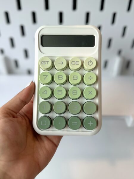 ماشین حساب فانتزی دکمه رنگی کوچک Rz_819