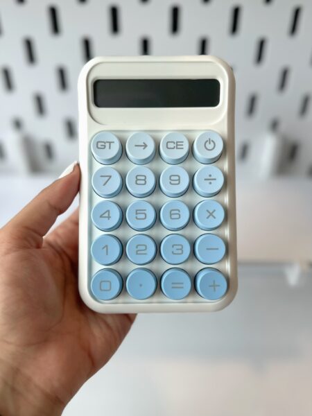 ماشین حساب فانتزی دکمه رنگی کوچک Rz_819