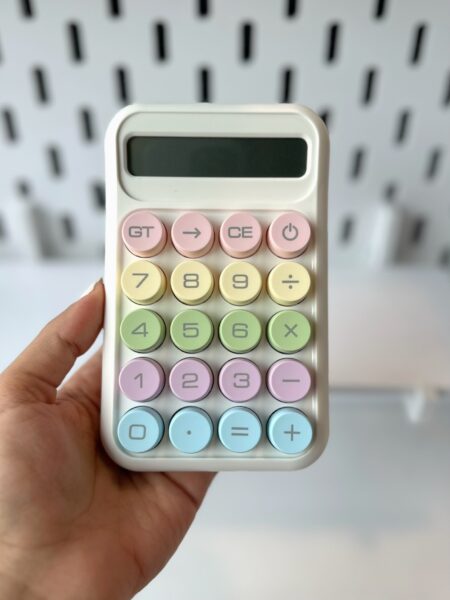 ماشین حساب فانتزی دکمه رنگی کوچک Rz_819