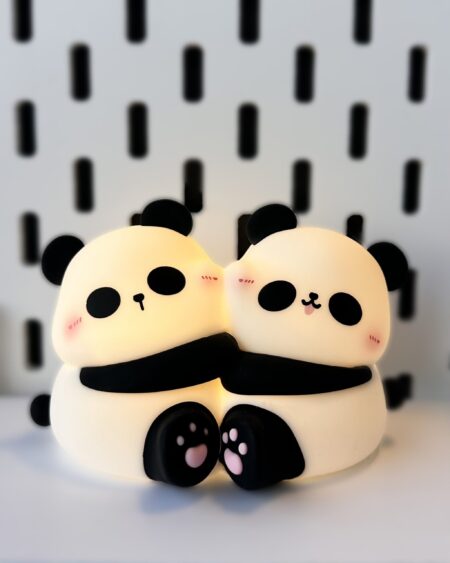 چراغ خواب سیلیکونی دوقلو پاندا