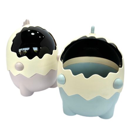 سطل درب مشکی دایناسور