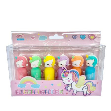 هایلایتر 6تایی برجسته یونیکورن 521