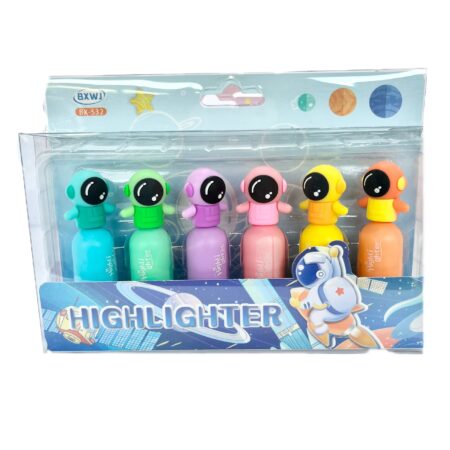 هایلایتر 6تایی برجسته فضانورد 532